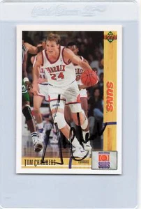 1991/92 Upper Deck #174 Tom Chambers Suns Signed Auto *J9149 - Picture 1 of 2