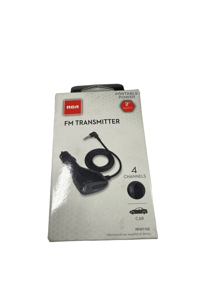 Adaptador de encendedor de cigarrillos transmisor FM de entrada de 3,5 mm RCA RFMT10Z *OFERTA** Foto 1 de 1