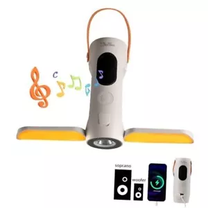 Foldable Camping Light Rechargeable Lantern with 2 Bluetooth Speakers,10000mAh  - Picture 1 of 7