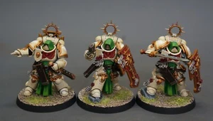 Bladeguard Veterans Warhammer 40k esercito Ultramarines pro dipinto Space Marines - Foto 1 di 8