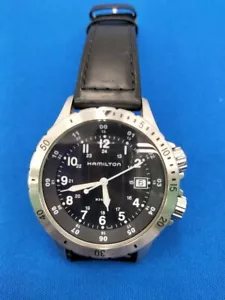 Hamilton Khaki Field Men's Black Watch H744511 - Picture 1 of 5