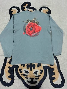 Vintage 90's Quicksilver Boarding Surf Skate T shirt - Picture 1 of 8