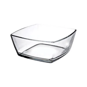 Schale Schüssel Hartglas Glasschüssel Salatschüssel Salatschale 12,5 x 12,5 cm - Bild 1 von 4