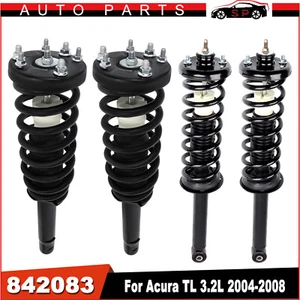 For 2004-2008 Acura TL Front Rear Complete Shocks Struts With Coil Springs Kit - Picture 1 of 7