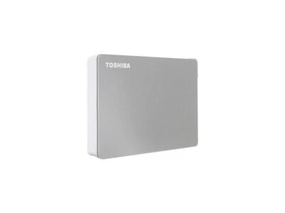 Toshiba 4TB Silver External Hard Drive USB C USB 3.0 Compatible for PC Mac Ta... - Image 1 of 4