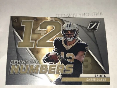 2022 Zenith Chris Olave  By The Numbers Prizm RC #BN-CO SP Saints - Image 1 of 2