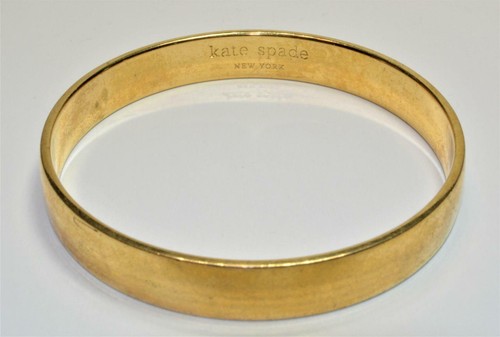 Bracciale firmato KATE SPADE NY tono oro lucido buono come oro 2 1 2"d
