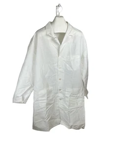 Vintage Red Kap White Over Shirt Long Size 3XL Button Up Free US Shipping - Picture 1 of 4