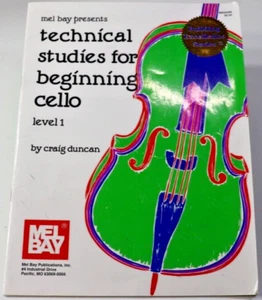 Mel Bay Technical Studies for Beginning Cello Level 1 MB94599 - Imagen 1 de 16