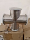 4" Sanitary Cross 304 Stainless tri clamp