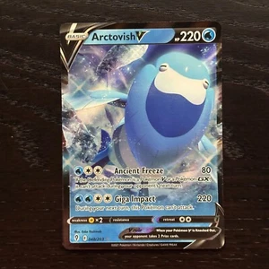 Arctovish V 048/203 Pokemon Evolving Skies Sword Shield Ultra Rare Holo Card NM - Picture 1 of 2