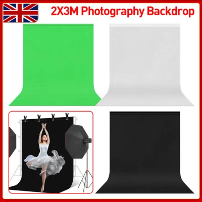 Photography Backdrop Photo Background Fabric Screen Studio Non-Woven 2X3M - Image 1 of 4