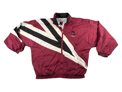 Chaqueta cortavientos vintage Alabama Crimson Tide Shock Wave para hombre grande bloques de colores Foto 1 de 4