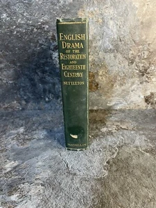 Vintage 1921 English Drama of the Restoration 1642-1780 GEORGE NETTLETON - Imagen 1 de 24