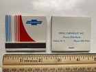 Unused 1972-1973 Chevy Bowtie Matchbooks, Lot of 5, Odell Chevrolet, Sodus, NY