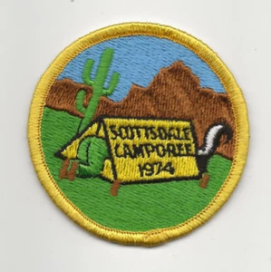 SCOTTSDALE / 1974 CAMP o REE patch - Boy Scout BSA A142/B67 - Picture 1 of 2