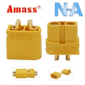 Amass XT60U XT60 Male Female Battery Pairs Connector RC **Updated** - Picture 1 of 18