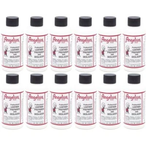 12x bottles of Angelus Leather Dye Preparer & Deglazer/Cleaner #820 4 oz - Picture 1 of 4