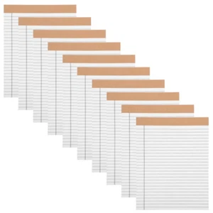 10 Pcs Notebooks for School Small Legal Pads Work Office College Ruled Paper - Picture 1 of 12