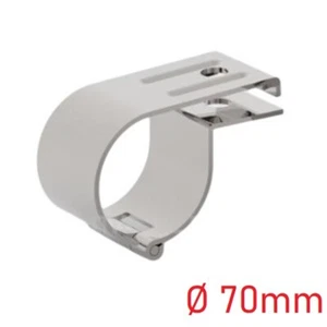 Abrazadera de faro abrazadera de tubo soporte barra de lámpara barra frontal Ø 70 mm - Imagen 1 de 3