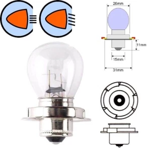 BOMBILLA 12V 35W P26S COCHE MOTOCICLETA FAROS DELANTEROS LAMPARA MOTO VESPA - Bild 1 von 1
