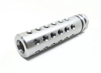 11/16-24 .45/70 3.5 Inch Muzzle Brake Stainless Steel /Crush washer - Image 1 of 3