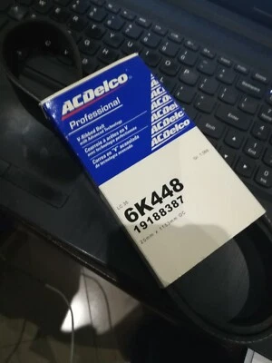 AC DELCO PROFESSIONAL V-RIBBED SERPENTINE BELT 6K448 20mm X 1153mm - Image 1 of 3