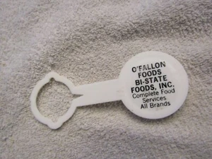 Vintage verkauft Flaschenverschluss Kunststoffdeckel Topper O'Fallon Foods Bi-State Foods NOS - Bild 1 von 2