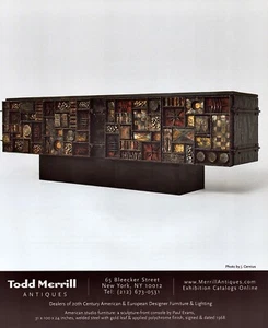 2008 PAUL EVANS Furniture Console Art Gallery Exhibit 1-Page Magazine PRINT AD - Picture 1 of 1