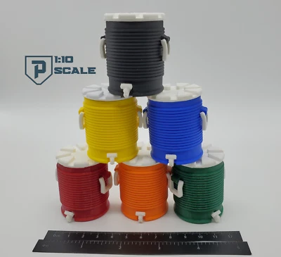 RC 1/10 Scale Water Cooler 5 Gallon Removable Lid Multiple Colors Scale Detail - Image 1 of 3