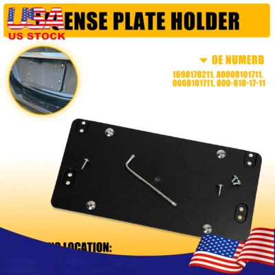 Задний кронштейн для крепления номерного знака для Mercedes-Benz C-класса C200 250 300 C63 AMG - Изображение 1 из 4