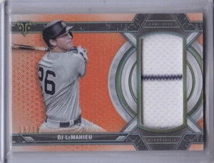 DJ LEMAHIEU 2021 TOPPS TRIPLE THREADS JERSEY 2CLR #16/18 YANKEES - Picture 1 of 2