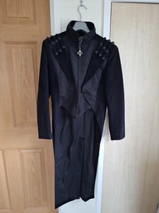 Punk Rave Victorian Frock Coat Size M. Steampunk - Picture 1 of 6