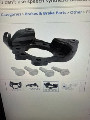 FORD OEM 12-20 F-150 Rear Suspension Brake Components-Mount Plate CL3Z2B636A - Image 1 of 3