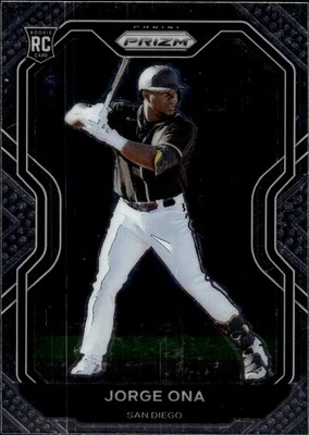 2021 Panini Prizm #209 Jorge Ona San Diego Padres Rookie - Image 1 of 2