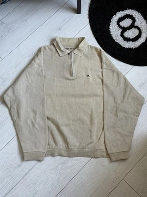 Balmain Paris Pierre Sweater 1/4 Zip Polo Small Logo - Image 1 of 3