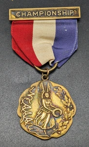 Sterling-GP Medaille 1940 Gewichtheben New England Amateur Athletic Union Pin - Bild 1 von 4