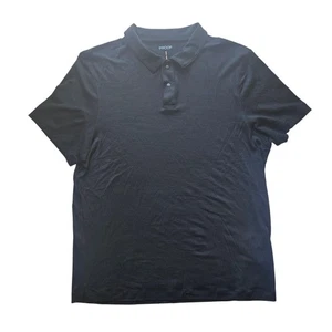 Proof Huckberry 72 Stunden Poloshirt Herren L schwarz kurzarm Merinowollmischung - Bild 1 von 8