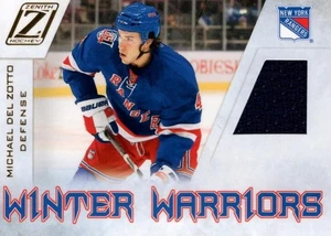 2010-11 Zenith Winter Warriors Michael Del Zotto #MD Jersey Relic Rangers - Bild 1 von 2