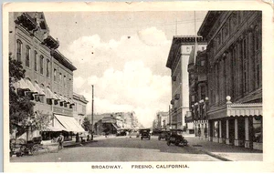 Fresno, California - Shop downtown on Broadway - c1920 - Picture 1 of 2