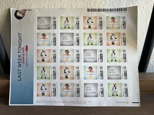 John Oliver Last Week Tonight USPS Stamps Sheet of 20 Photo Stamps - Picture 1 of 1