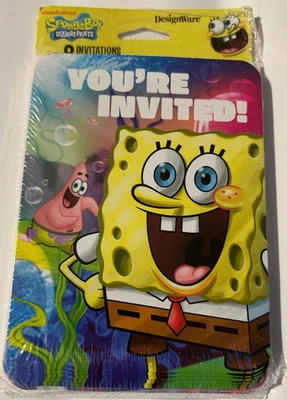 SpongeBob Squarepants Party Invitations 2012 - Image 1 of 3