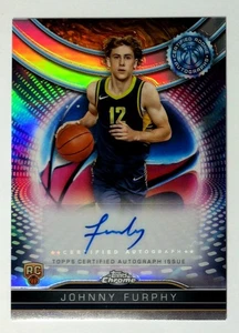 2024-25 Topps Chrome Certified ROOKIE Autograph REFRACTOR TCRA-JF Johnny Furphy - Imagen 1 de 3