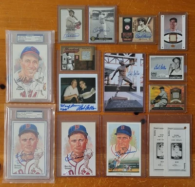 Bob Feller and Boby Doerr Signed Perez-Steele plus Certified Cards - Image 1 of 4