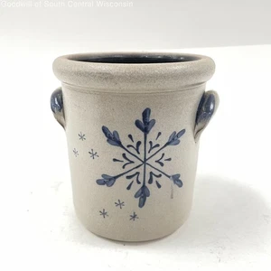 Rowe Pottery Works Snowflake Pot 5.5" - Picture 1 of 4