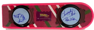 Hoverboard firmado por el elenco de Regreso al Futuro Michael J Fox Lloyd +2 Beckett Witness - Imagen 1 de 8