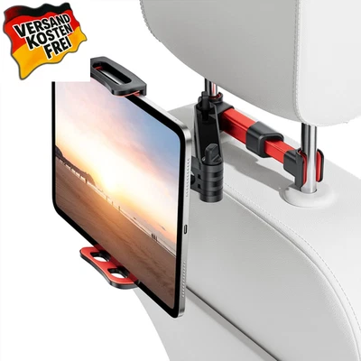 Tablet Halterung Auto Kopfstütze passend für iPad iPhone Samsung Galaxy Kindle F - Bild 1 von 4