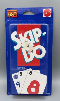 Vintage Skip-Bo Card Game 1995 #42050 NEW SEALED Mattel Made in the USA - Image 1 of 4