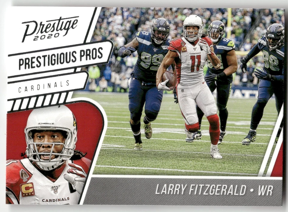 2020 Panini Prestige Prestigious Pros Larry Fitzgerald #PP-LF Arizona Cardinals - Image 1 of 2