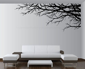 Vinyl Wall Art Decor Tree Top Branches Sticker choose size color direction 1201